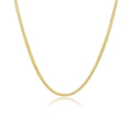 4mm Solid Machine - Made Cuban Link Chain – Gold - Machine - made Cuban Link Necklace - Laurita Jewelry