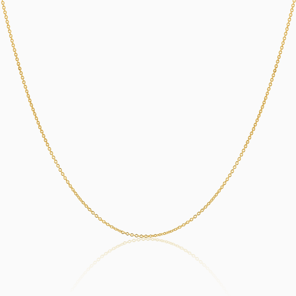 10k Classic Cable Link Chain Necklace - Necklace - Laurita Jewelry