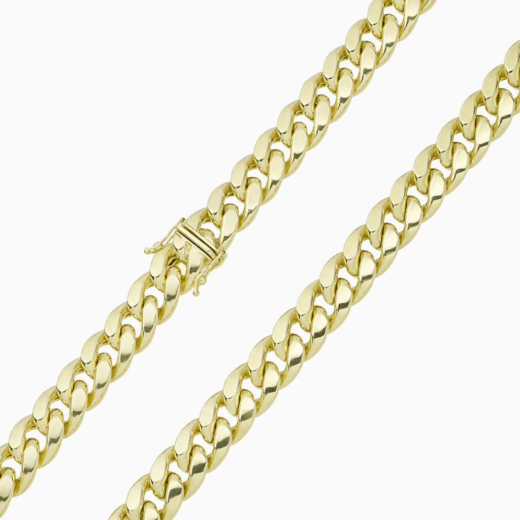 10K Hallow Gold Cuban Link Chain - Necklace - Laurita Jewelry