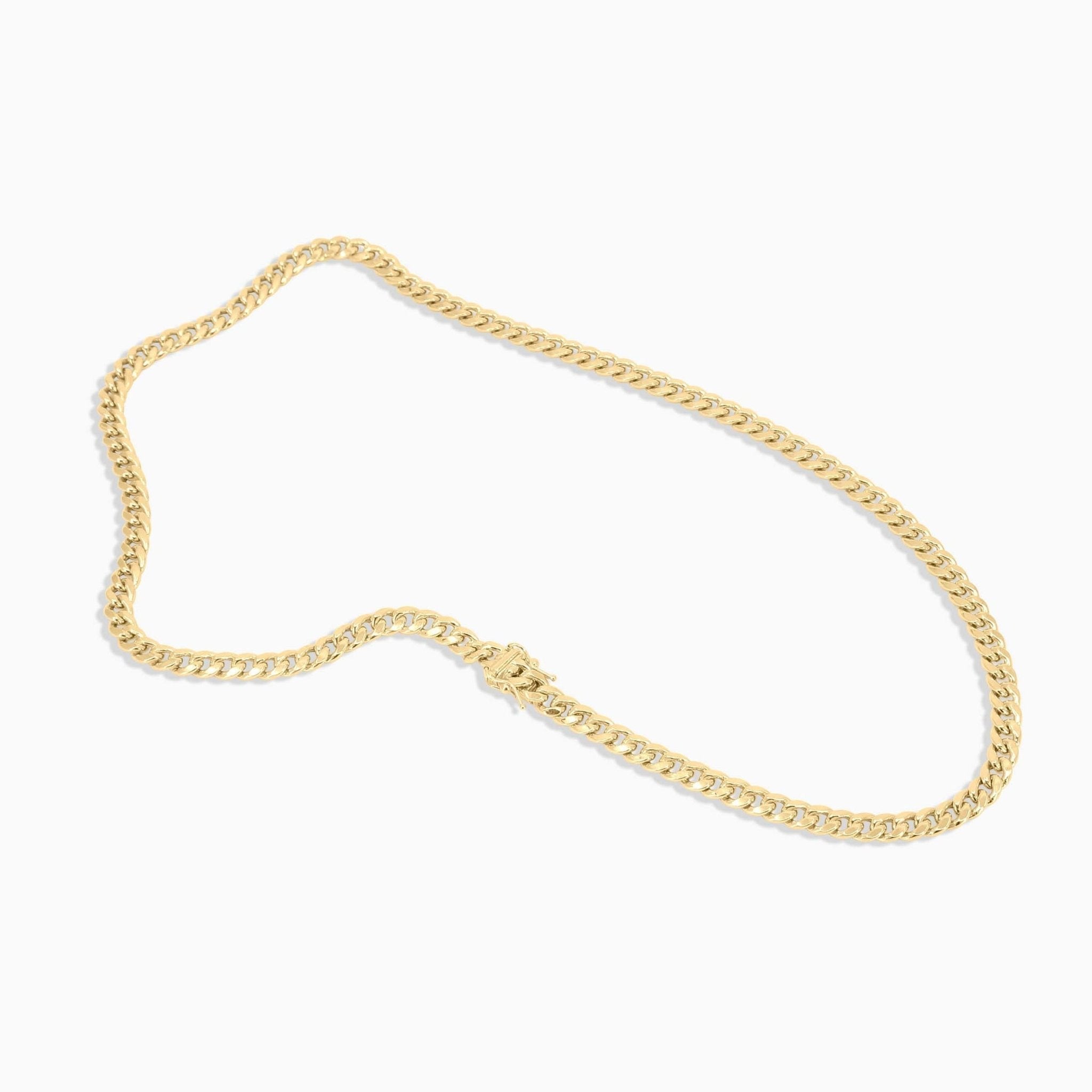 10K Hallow Gold Cuban Link Chain - Necklace - Laurita Jewelry