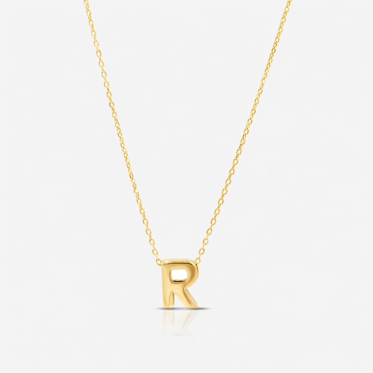 14K Yellow Gold Initial Pendant Necklace - Necklace - Laurita Jewelry