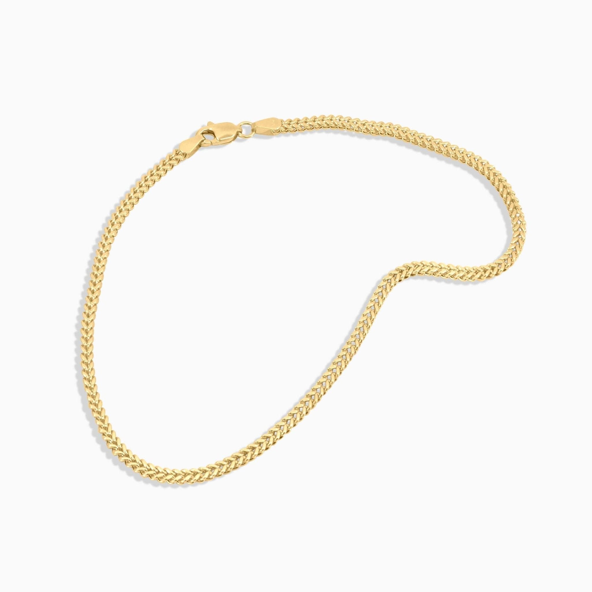 Franco Chain in 10K Gold-Necklace-Laurita Jewelry