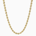 Rope Chain Hallow in 10K Gold - Necklace - Laurita Jewelry