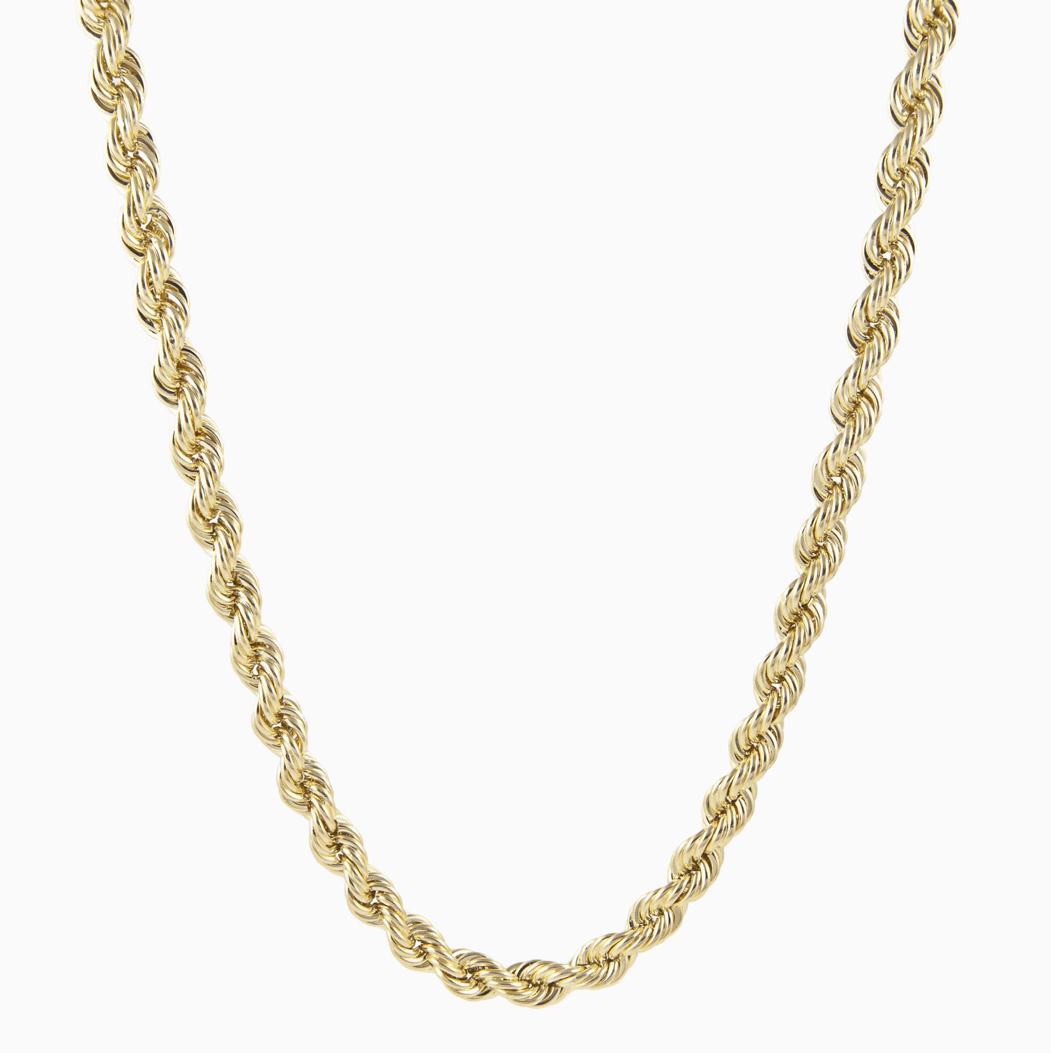 Rope Chain Hallow in 10K Gold - Necklace - Laurita Jewelry