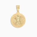 10K Gold Round Saint Lazarus Medal Pendant – Religious Jewelry - Pendants - Laurita Jewelry